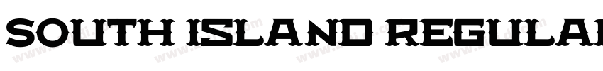 South Island Regular字体转换